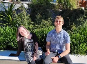 Two people spending time together outdoors